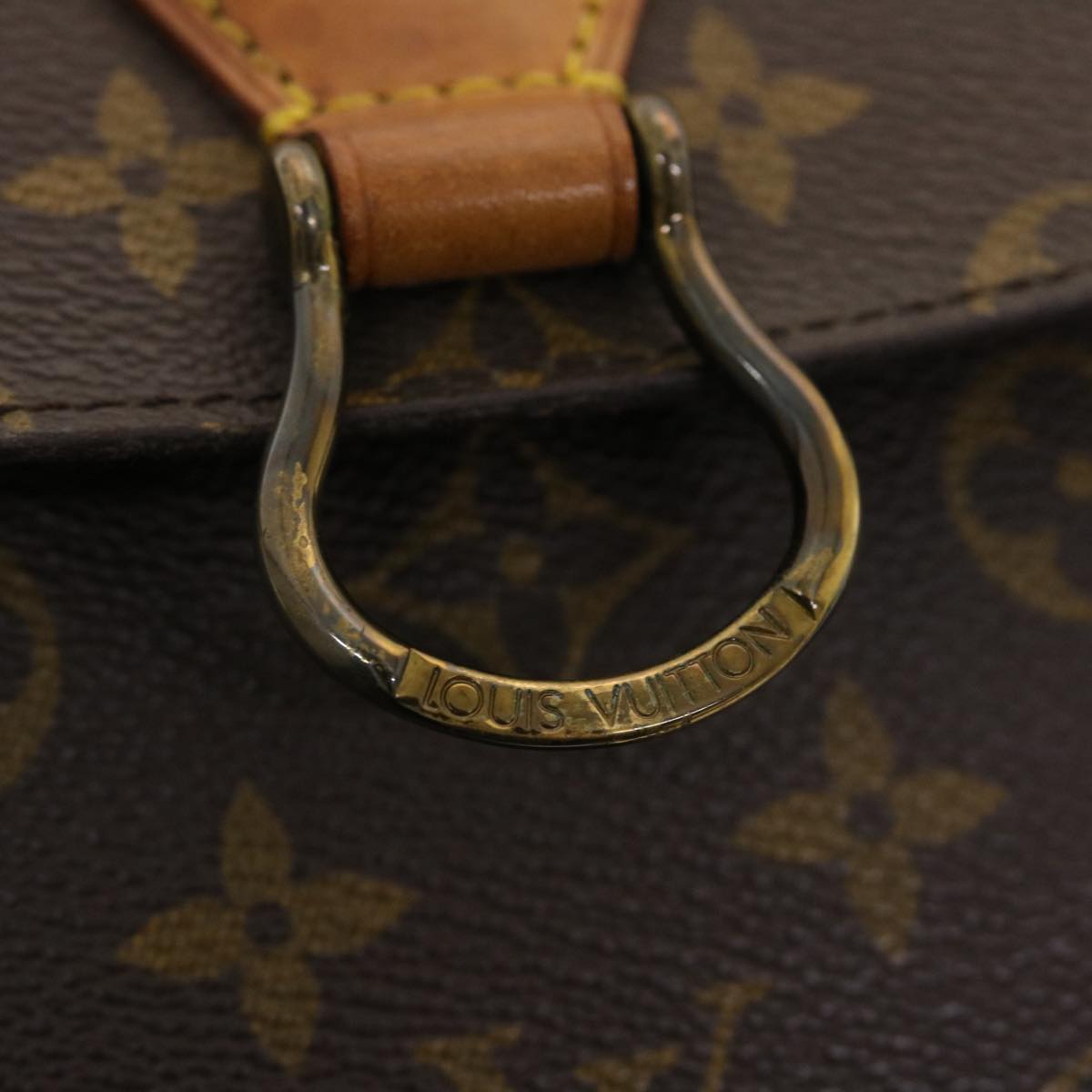 LOUIS VUITTON Monogram Saint Cloud GM Shoulder Bag M51242 LV Auth tb806