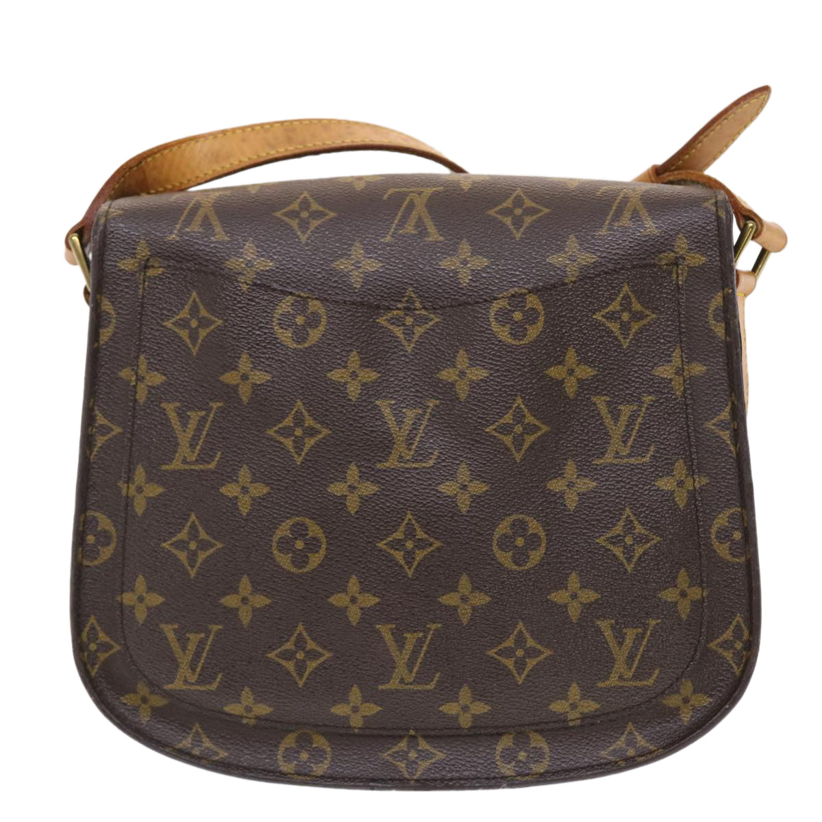 LOUIS VUITTON Monogram Saint Cloud GM Shoulder Bag M51242 LV Auth tb806