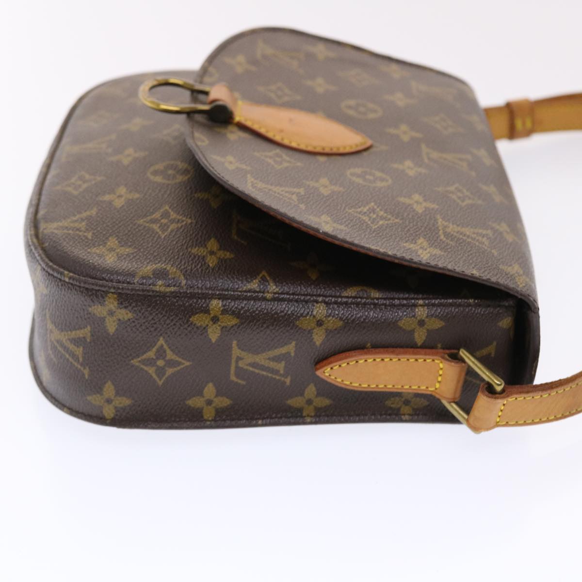 LOUIS VUITTON Monogram Saint Cloud GM Shoulder Bag M51242 LV Auth tb806