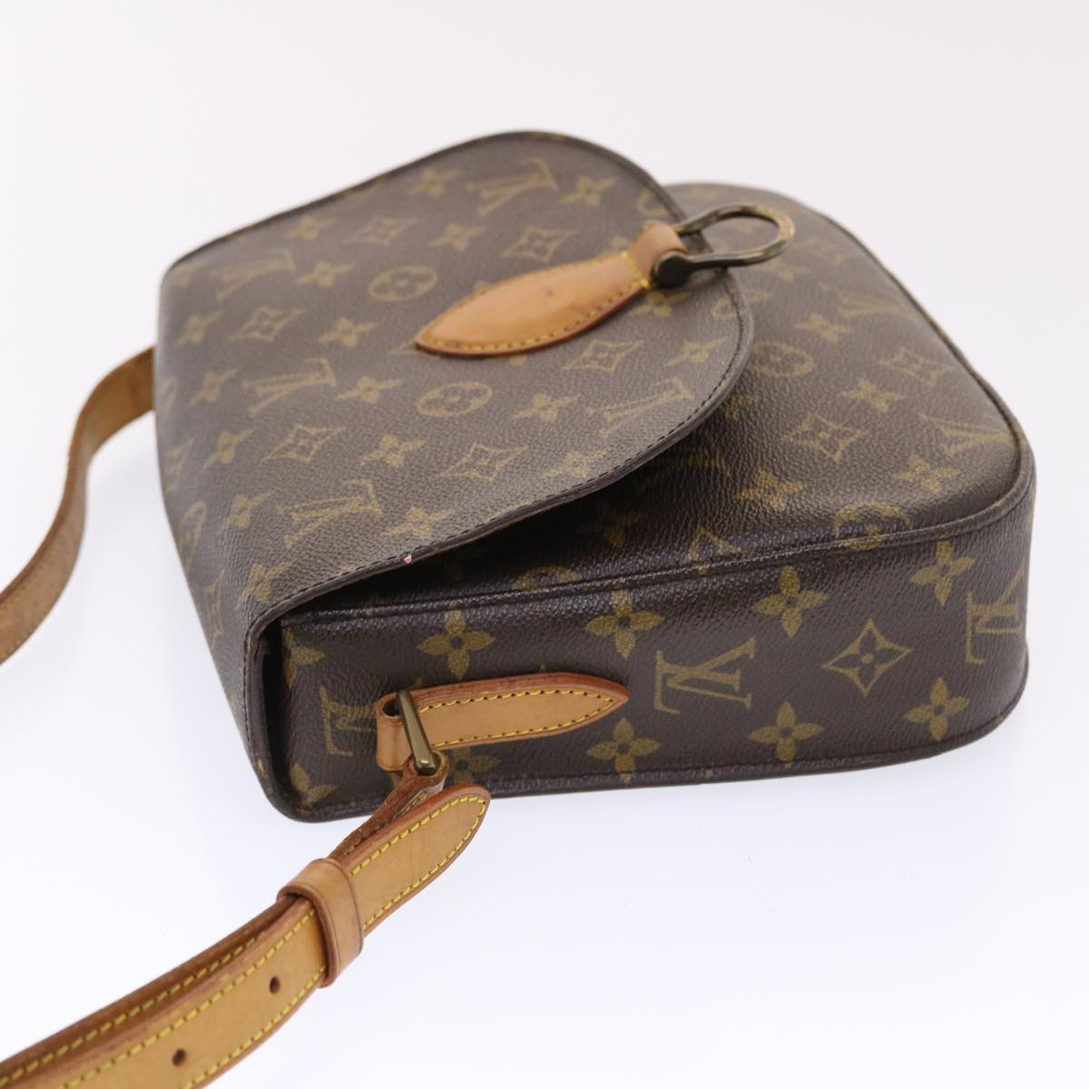 LOUIS VUITTON Monogram Saint Cloud GM Shoulder Bag M51242 LV Auth tb806