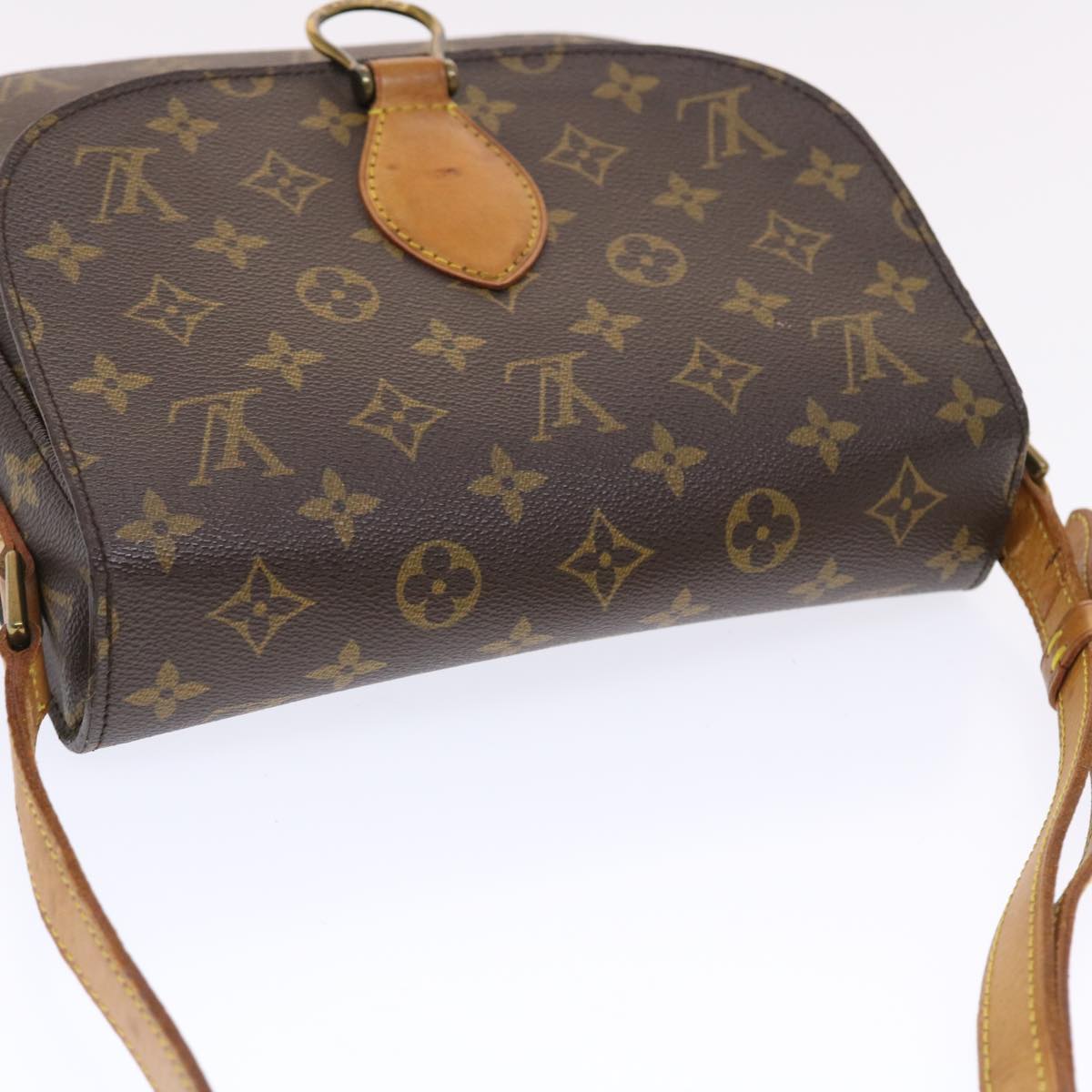 LOUIS VUITTON Monogram Saint Cloud GM Shoulder Bag M51242 LV Auth tb806