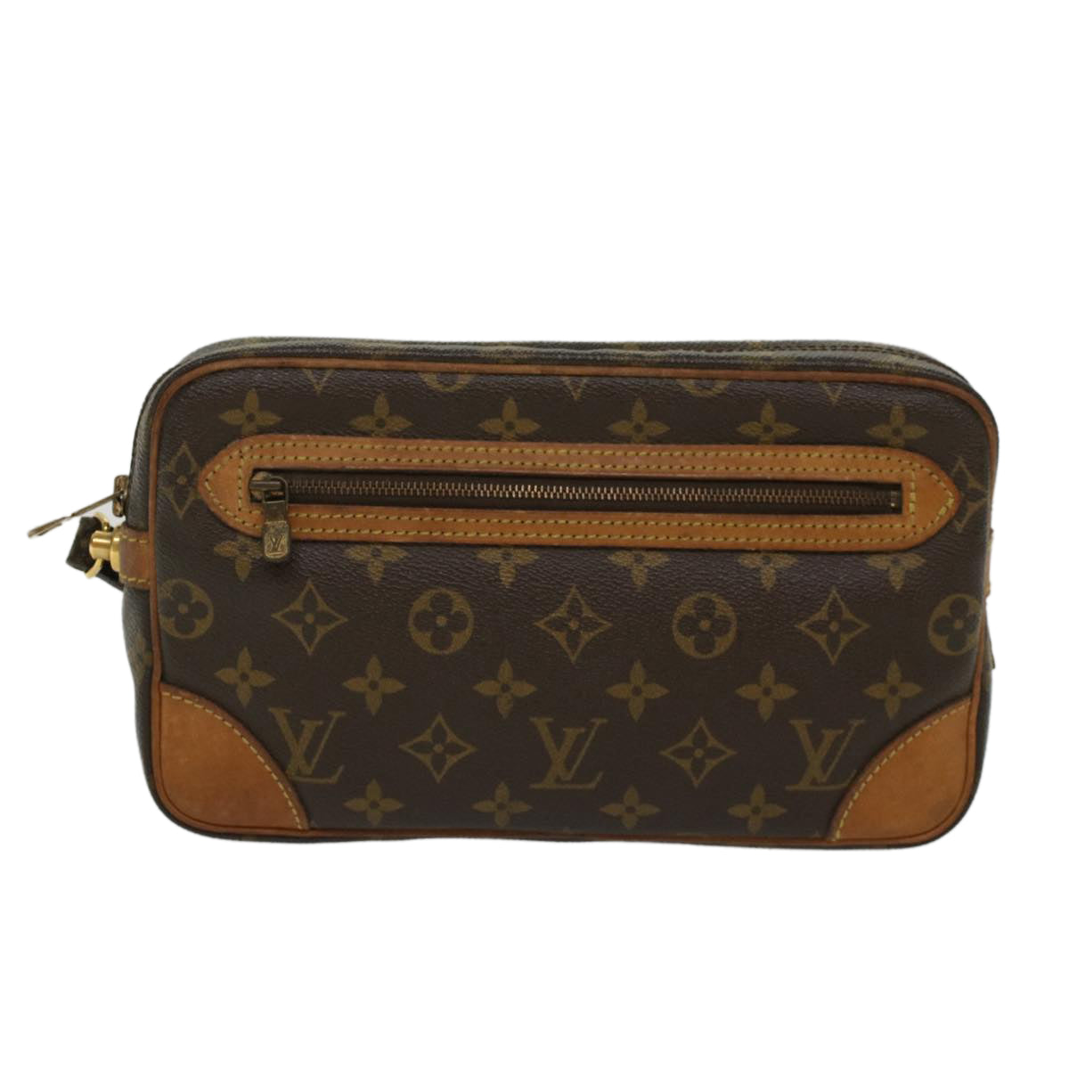 LOUIS VUITTON Monogram Marly Dragonne GM Clutch Bag M51825 LV Auth tb849