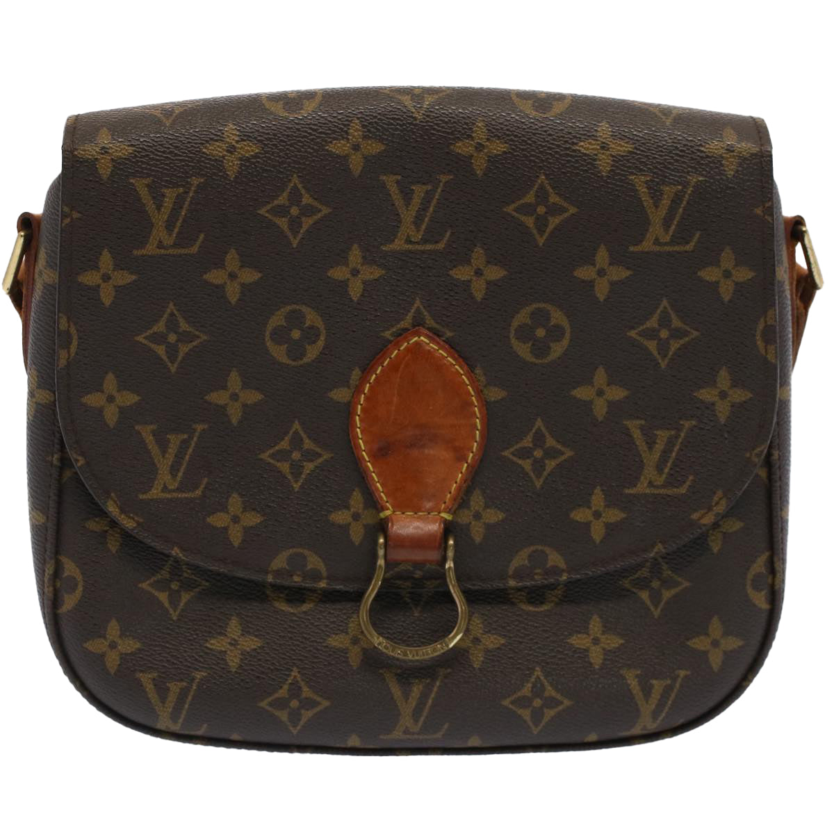 LOUIS VUITTON Monogram Saint Cloud GM Shoulder Bag M51242 LV Auth tb861