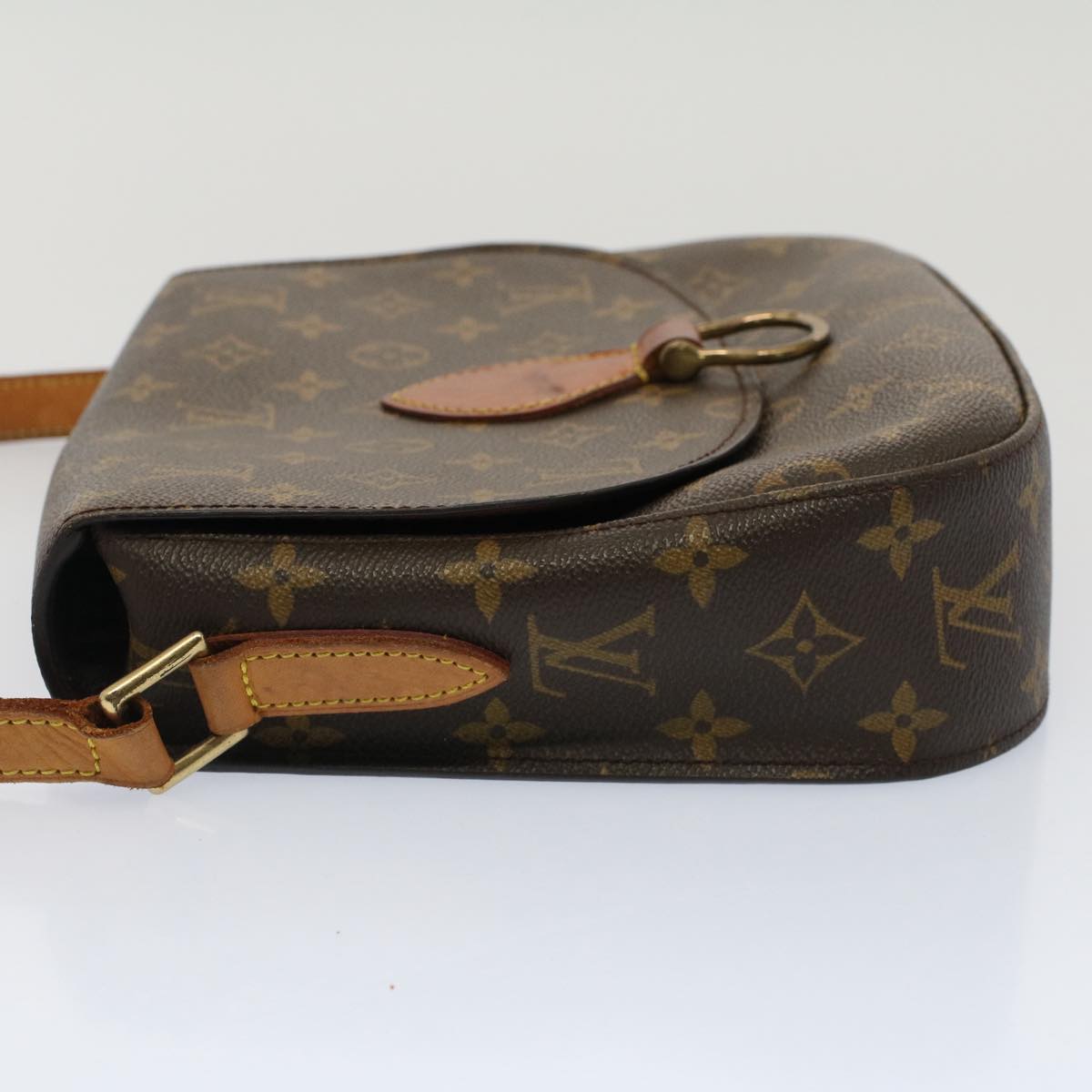 LOUIS VUITTON Monogram Saint Cloud GM Shoulder Bag M51242 LV Auth tb861