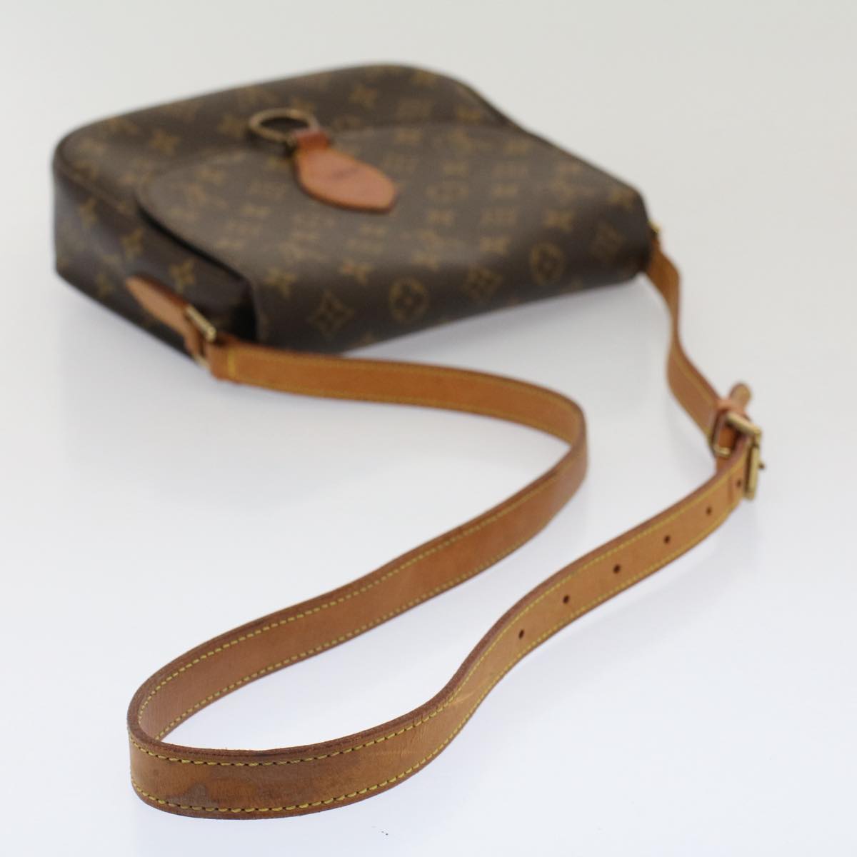 LOUIS VUITTON Monogram Saint Cloud GM Shoulder Bag M51242 LV Auth tb861