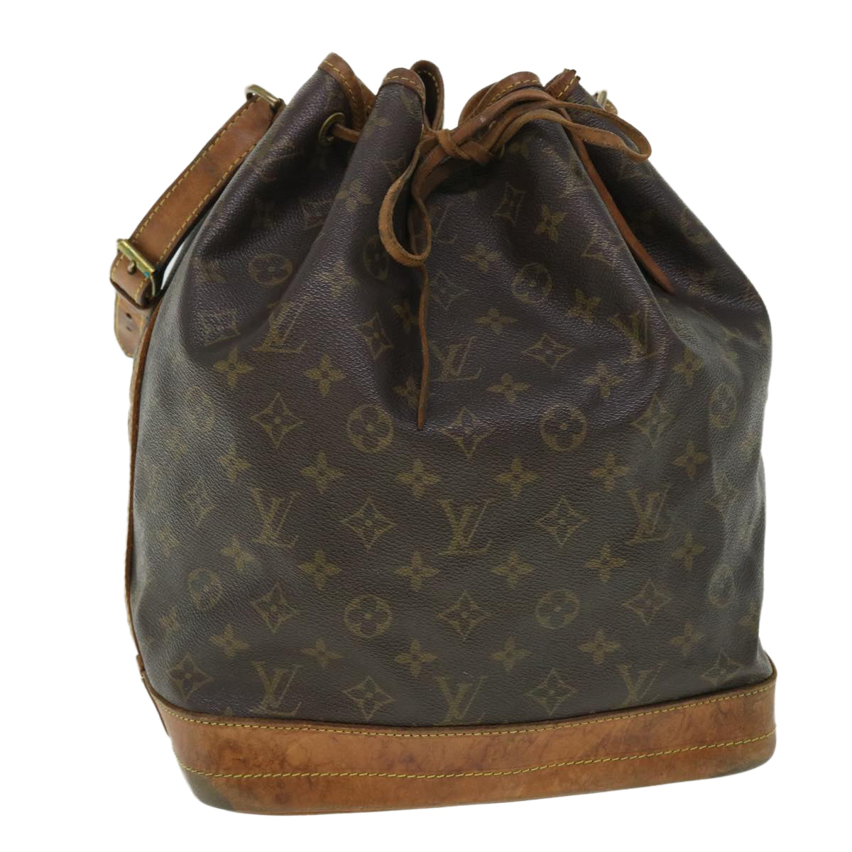 LOUIS VUITTON Monogram Noe Shoulder Bag M42224 LV Auth tb862