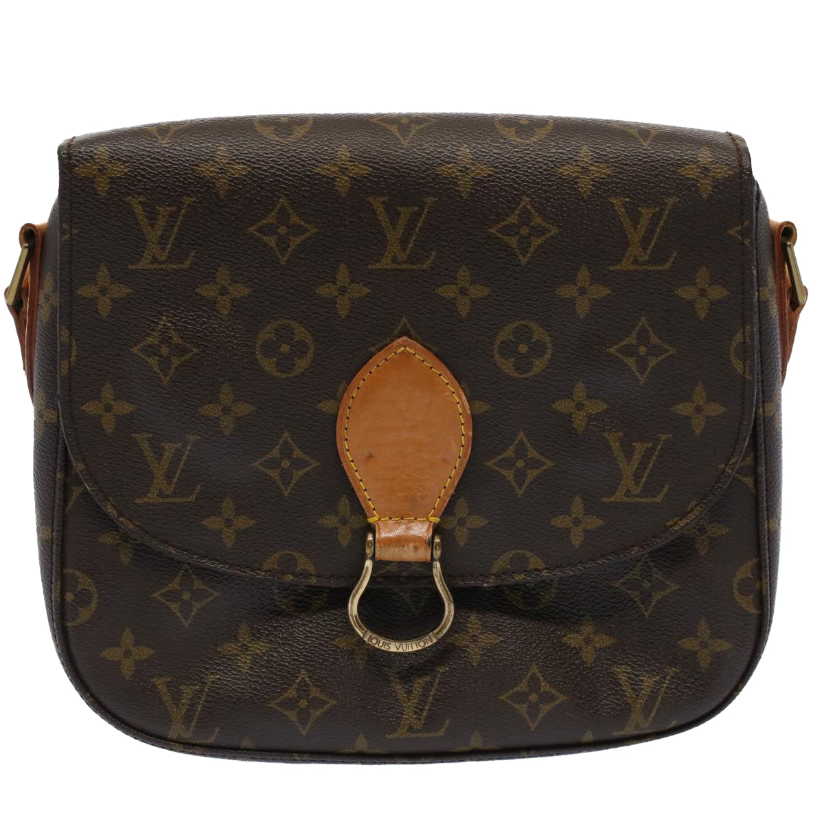 LOUIS VUITTON Monogram Saint Cloud GM Shoulder Bag M51242 LV Auth tb864