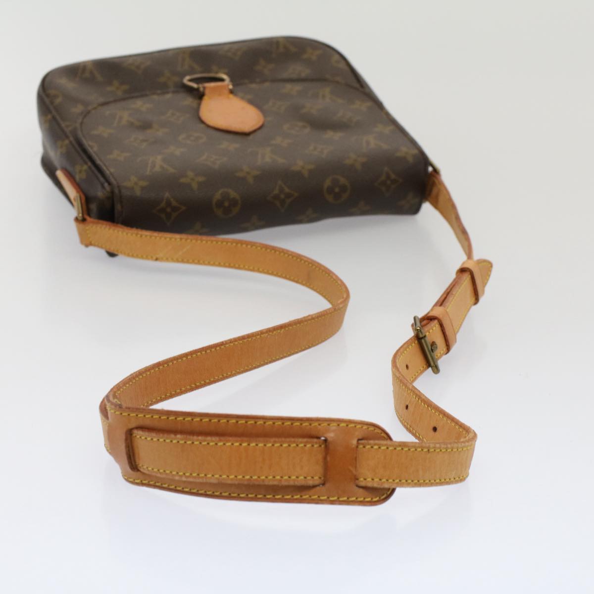 LOUIS VUITTON Monogram Saint Cloud GM Shoulder Bag M51242 LV Auth tb864