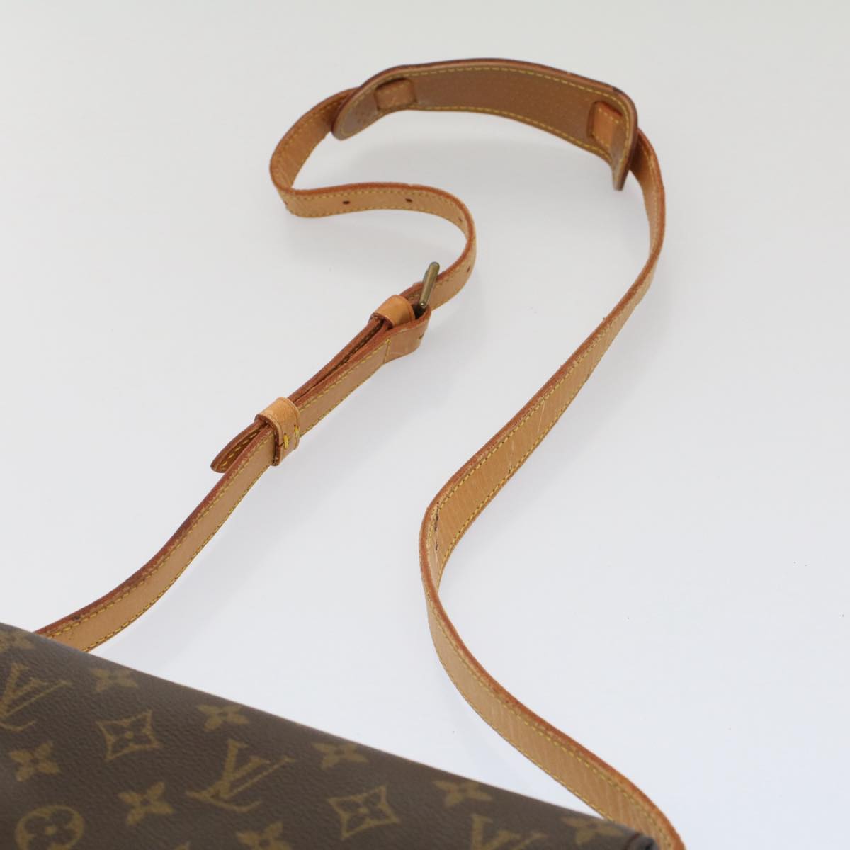 LOUIS VUITTON Monogram Saint Cloud GM Shoulder Bag M51242 LV Auth tb864