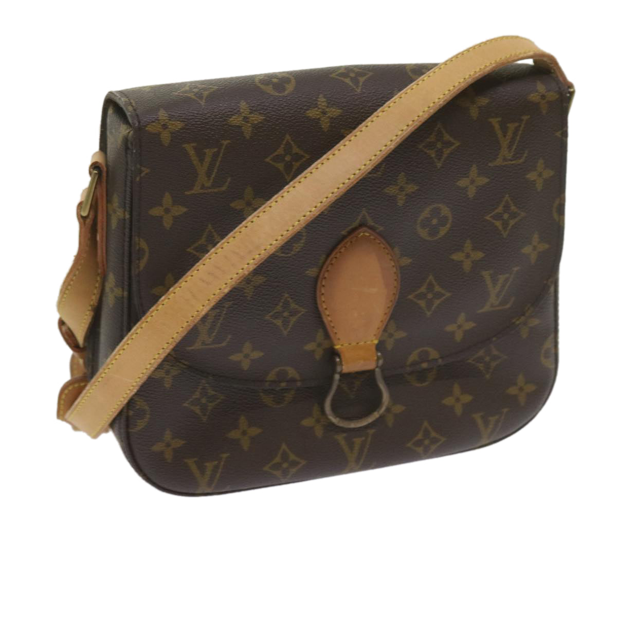 LOUIS VUITTON Monogram Saint Cloud GM Shoulder Bag M51242 LV Auth tb912