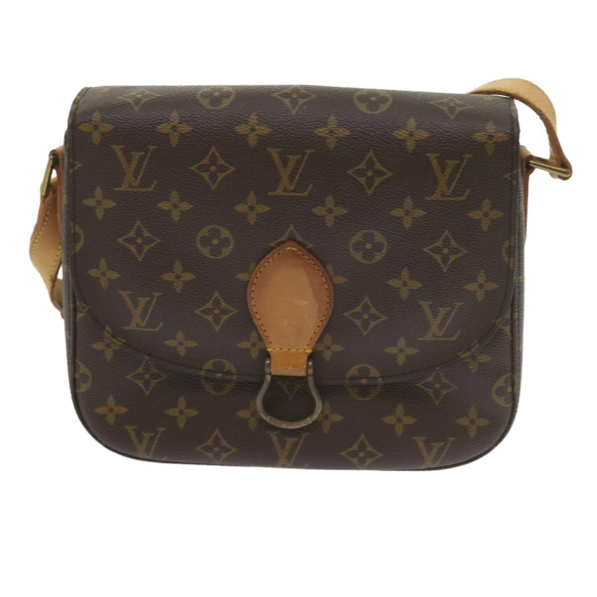 LOUIS VUITTON Monogram Saint Cloud GM Shoulder Bag M51242 LV Auth tb912