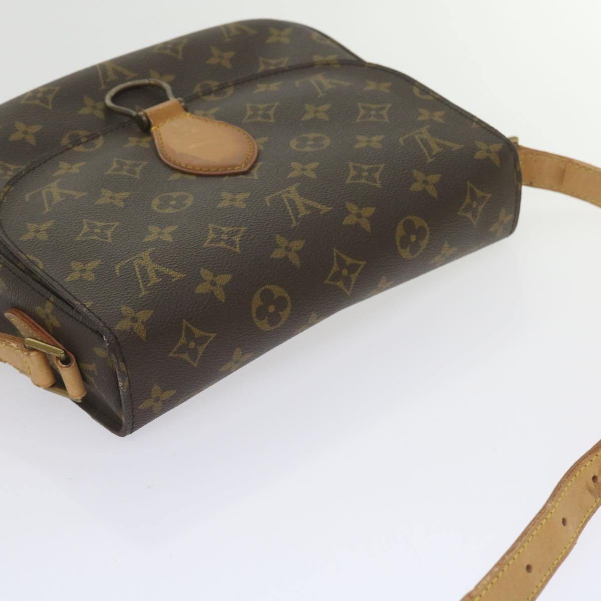 LOUIS VUITTON Monogram Saint Cloud GM Shoulder Bag M51242 LV Auth tb912