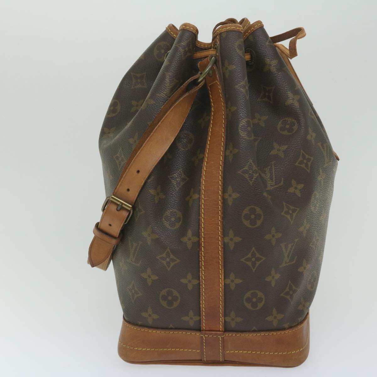 LOUIS VUITTON Monogram Noe Shoulder Bag M42224 LV Auth tb914