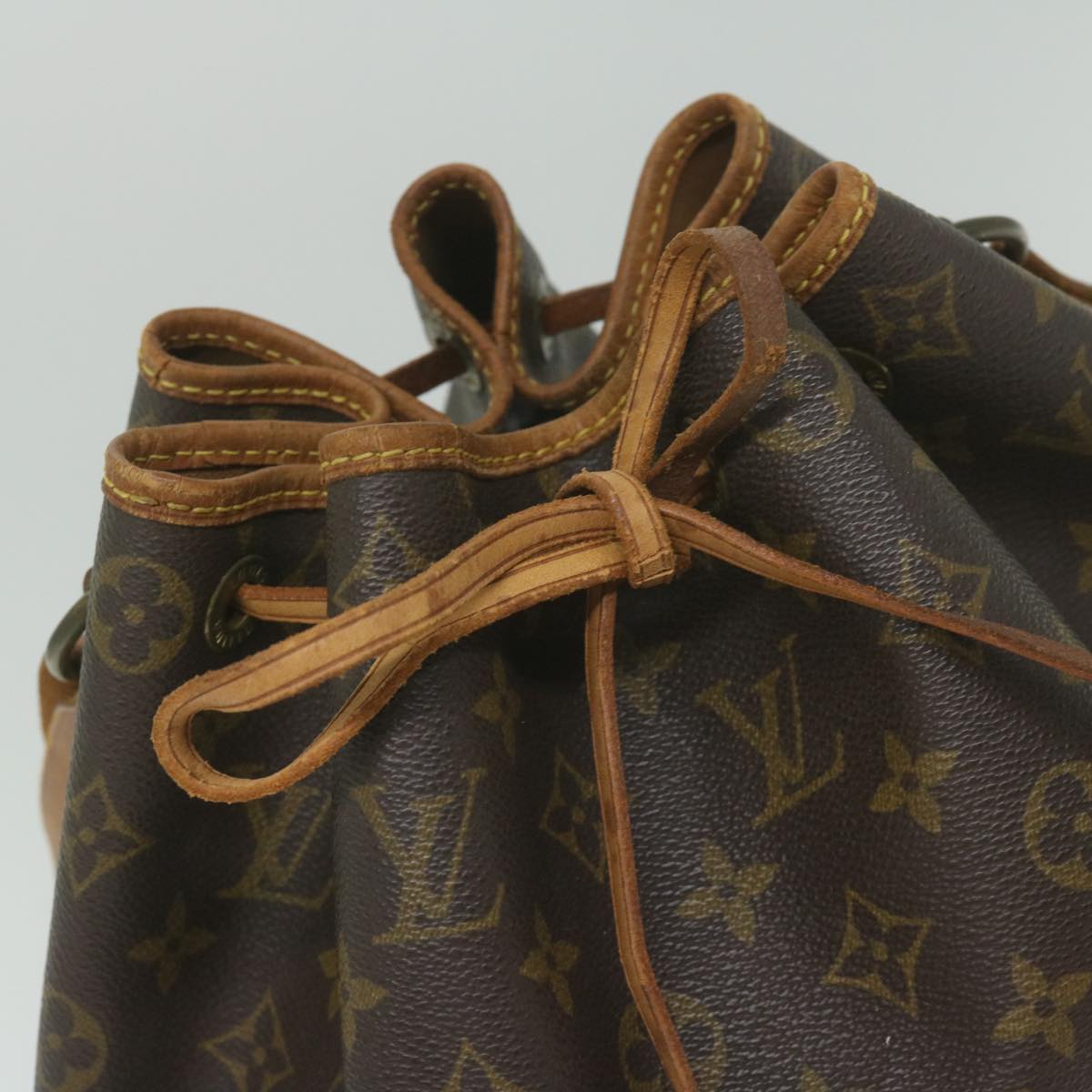 LOUIS VUITTON Monogram Noe Shoulder Bag M42224 LV Auth tb914