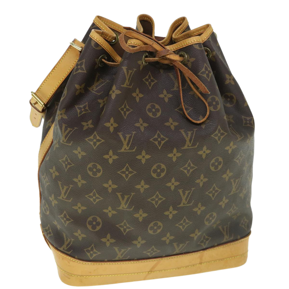 LOUIS VUITTON Monogram Noe Shoulder Bag M42224 LV Auth tb919