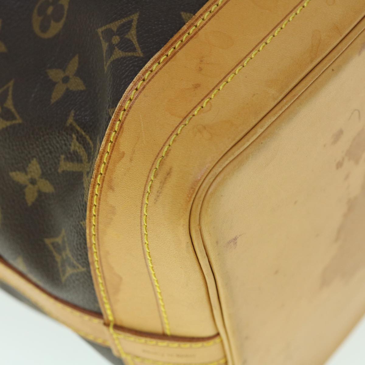 LOUIS VUITTON Monogram Noe Shoulder Bag M42224 LV Auth tb919