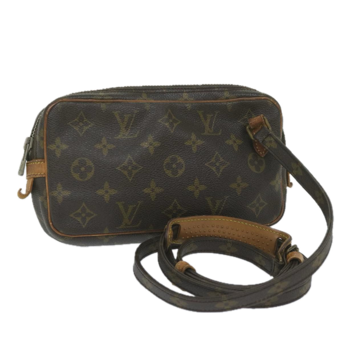 LOUIS VUITTON Monogram Marly Bandouliere Shoulder Bag Vintage M51828 Auth tb921