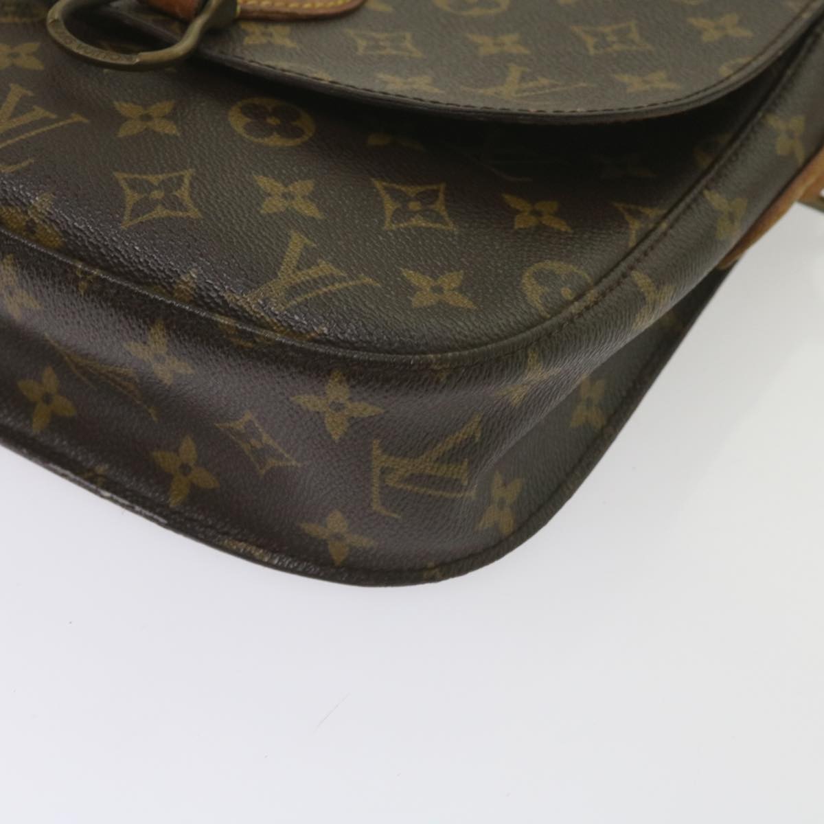 LOUIS VUITTON Monogram Saint Cloud GM Shoulder Bag M51242 LV Auth tb923