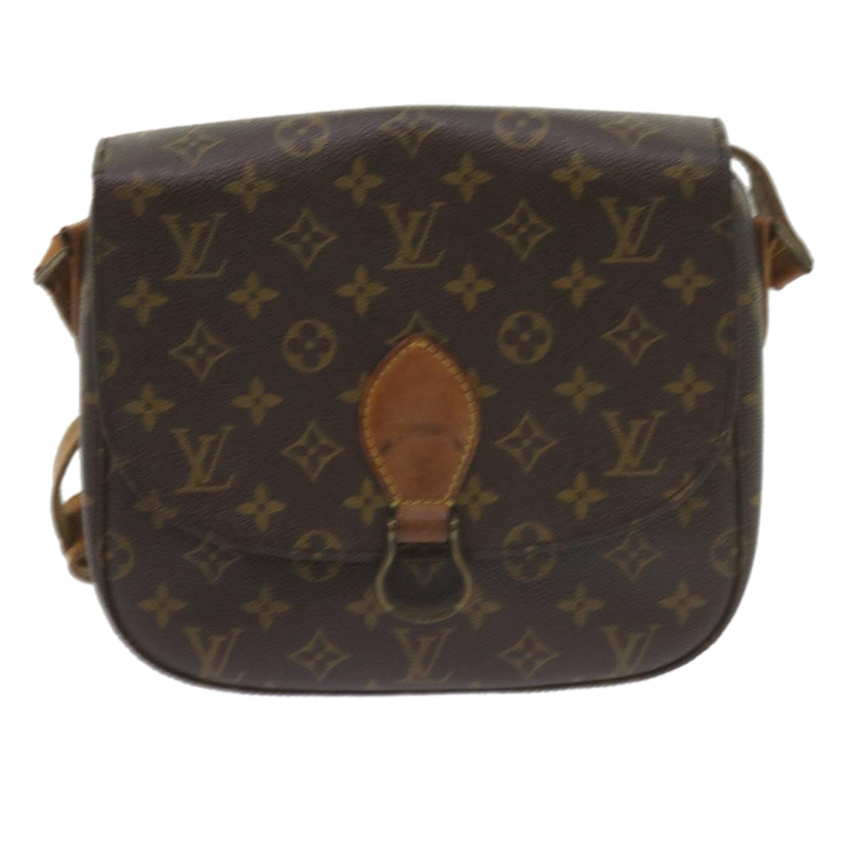 LOUIS VUITTON Monogram Saint Cloud GM Shoulder Bag M51242 LV Auth tb923