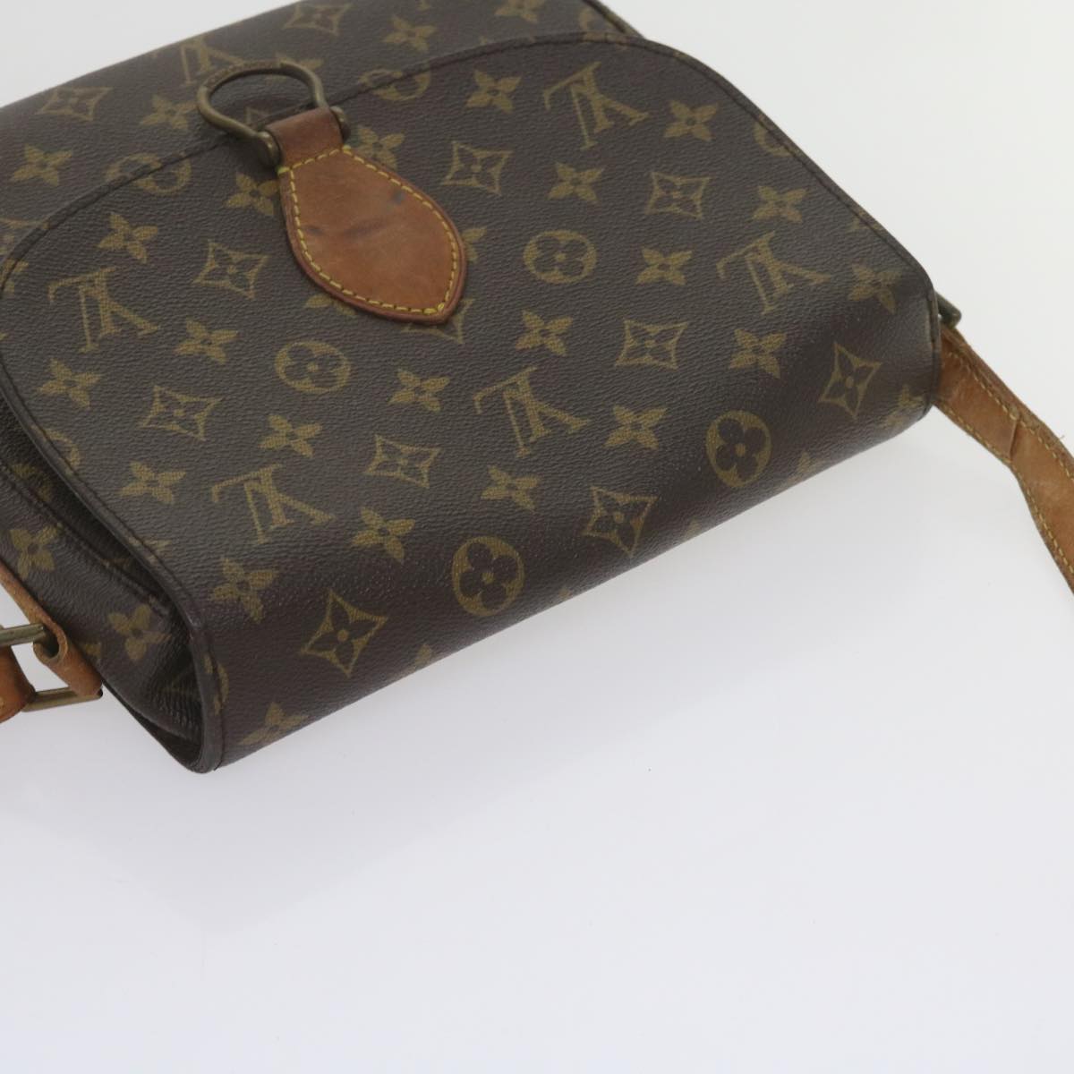 LOUIS VUITTON Monogram Saint Cloud GM Shoulder Bag M51242 LV Auth tb923