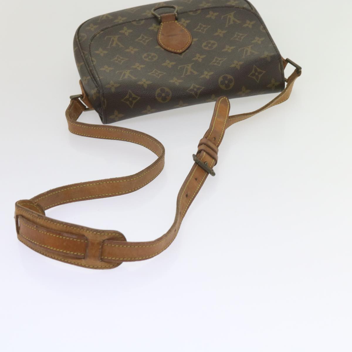 LOUIS VUITTON Monogram Saint Cloud GM Shoulder Bag M51242 LV Auth tb923