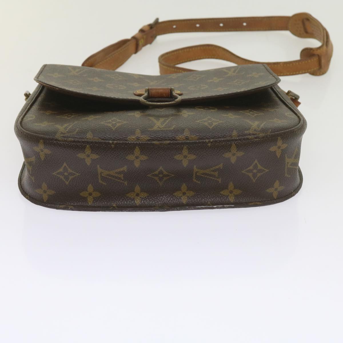 LOUIS VUITTON Monogram Saint Cloud GM Shoulder Bag M51242 LV Auth tb923