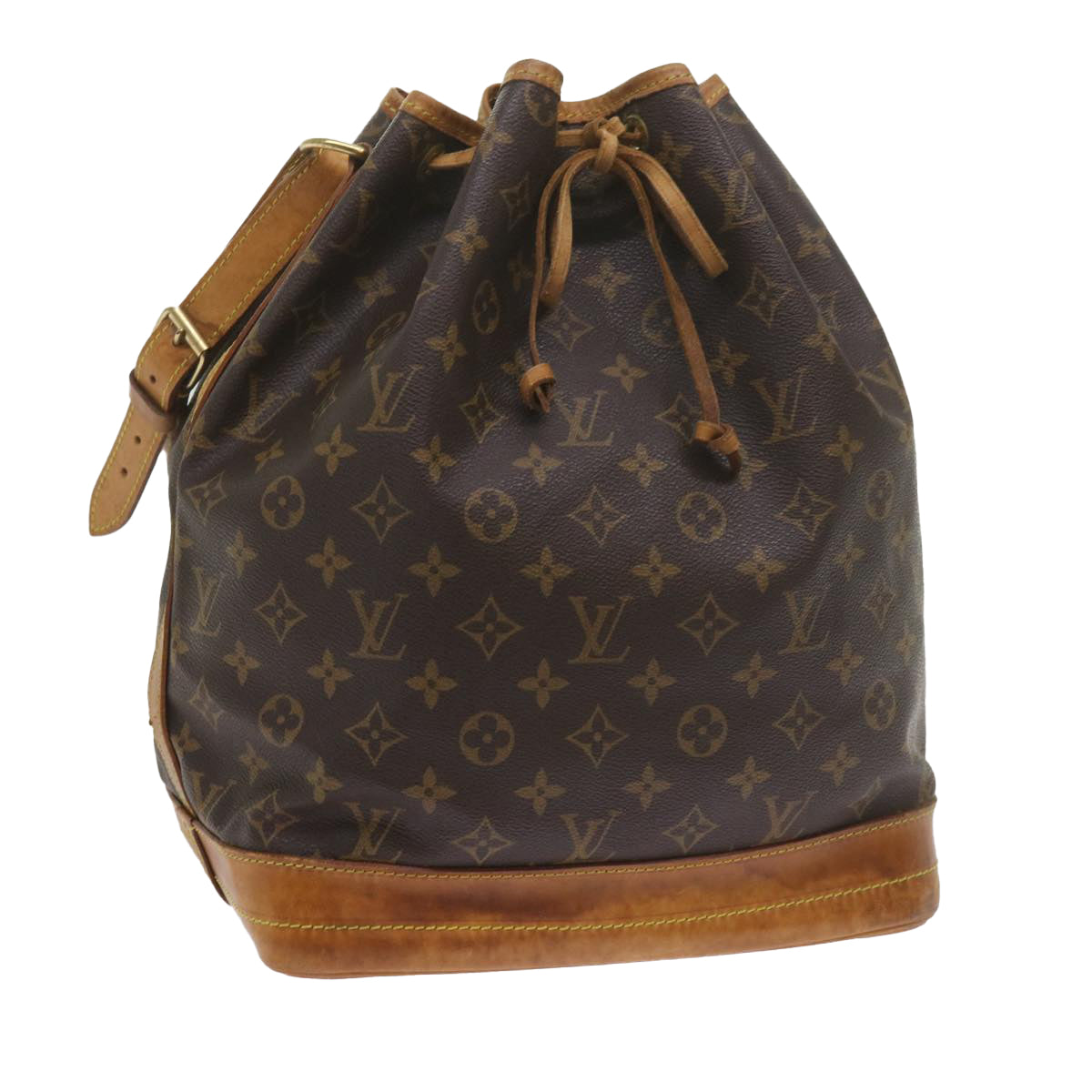 LOUIS VUITTON Monogram Noe Shoulder Bag M42224 LV Auth tb924