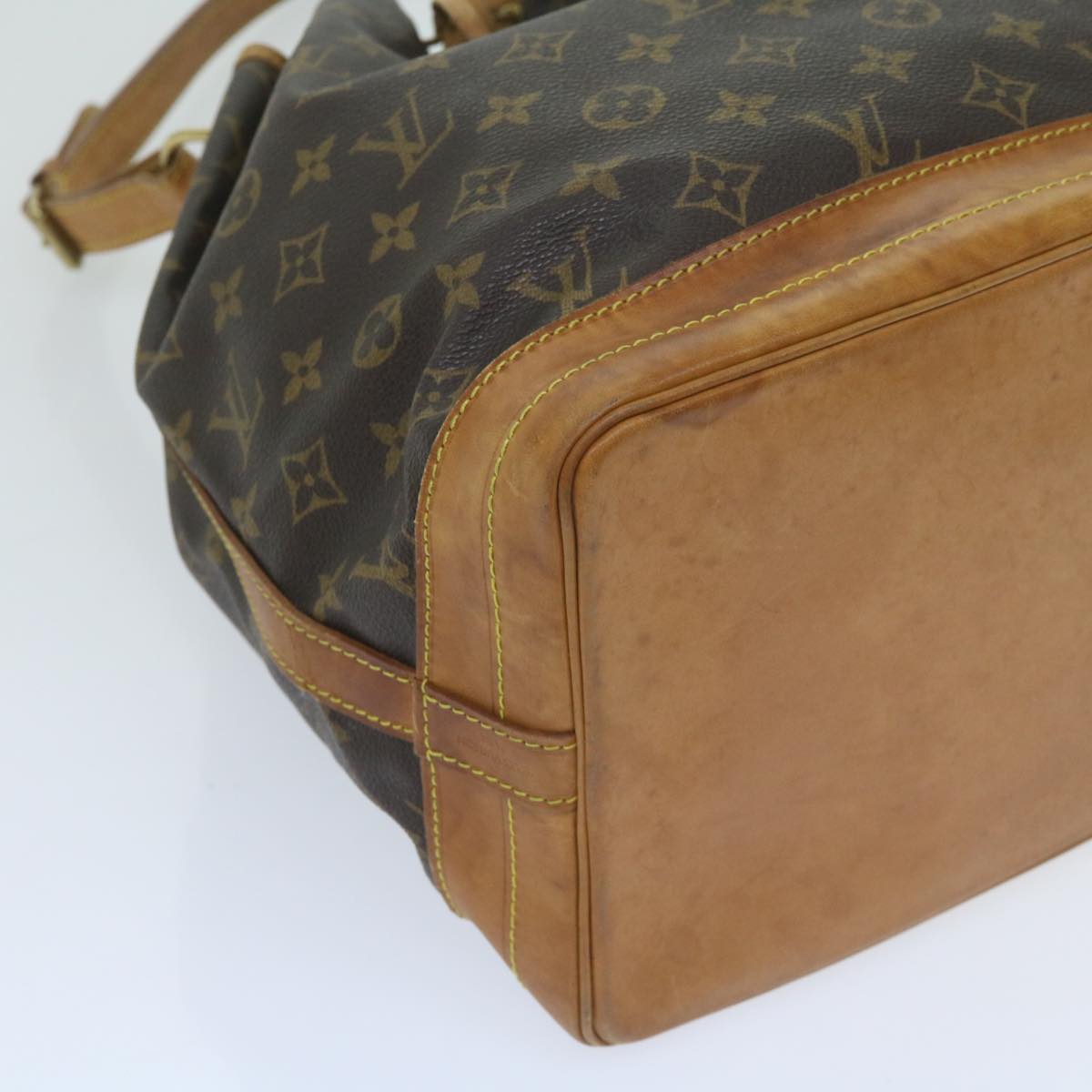 LOUIS VUITTON Monogram Noe Shoulder Bag M42224 LV Auth tb924