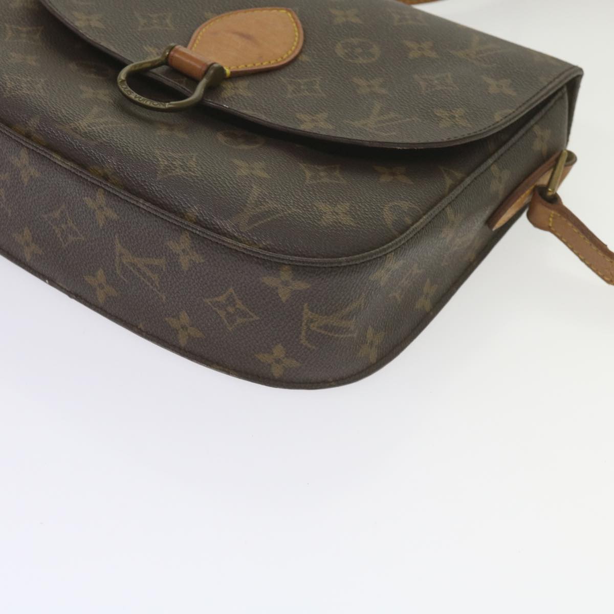 LOUIS VUITTON Monogram Saint Cloud GM Shoulder Bag M51242 LV Auth tb933