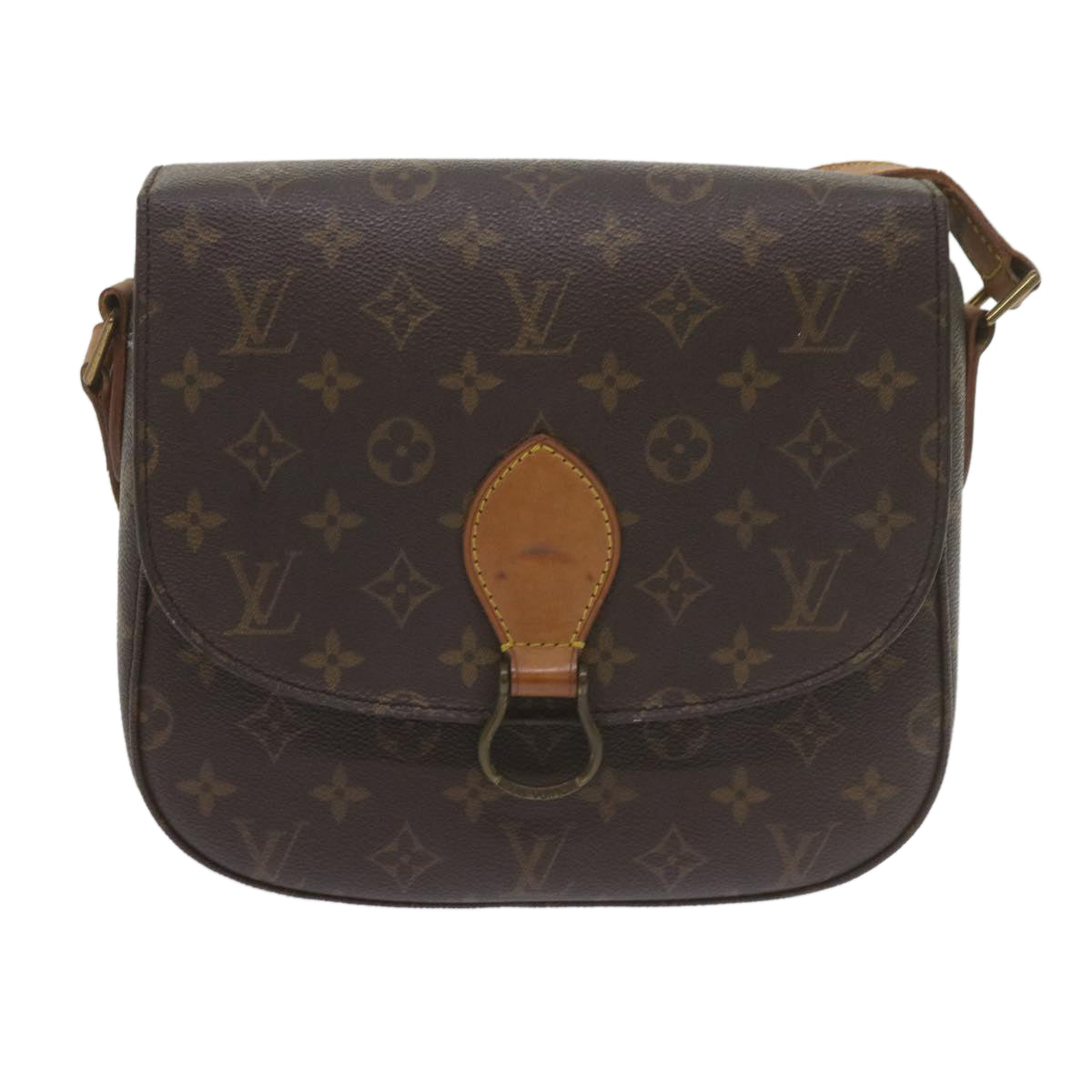 LOUIS VUITTON Monogram Saint Cloud GM Shoulder Bag M51242 LV Auth tb933