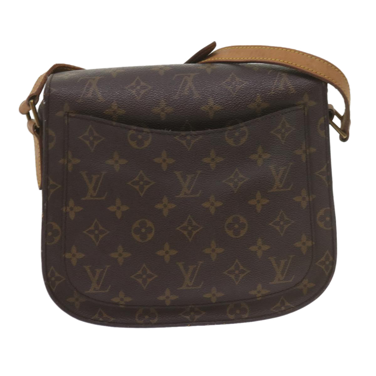 LOUIS VUITTON Monogram Saint Cloud GM Shoulder Bag M51242 LV Auth tb933