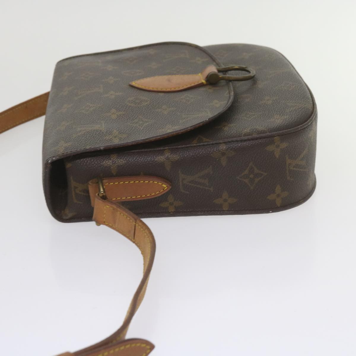 LOUIS VUITTON Monogram Saint Cloud GM Shoulder Bag M51242 LV Auth tb933