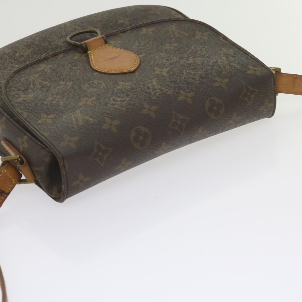 LOUIS VUITTON Monogram Saint Cloud GM Shoulder Bag M51242 LV Auth tb933