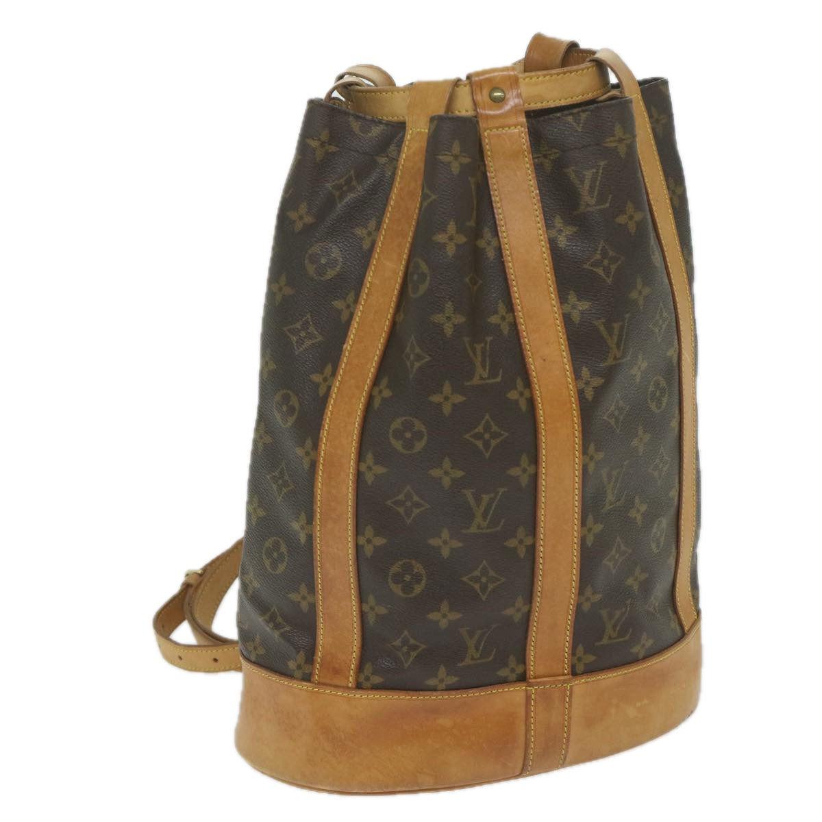 LOUIS VUITTON Monogram Randonnee PM Shoulder Bag M42243 LV Auth tb943