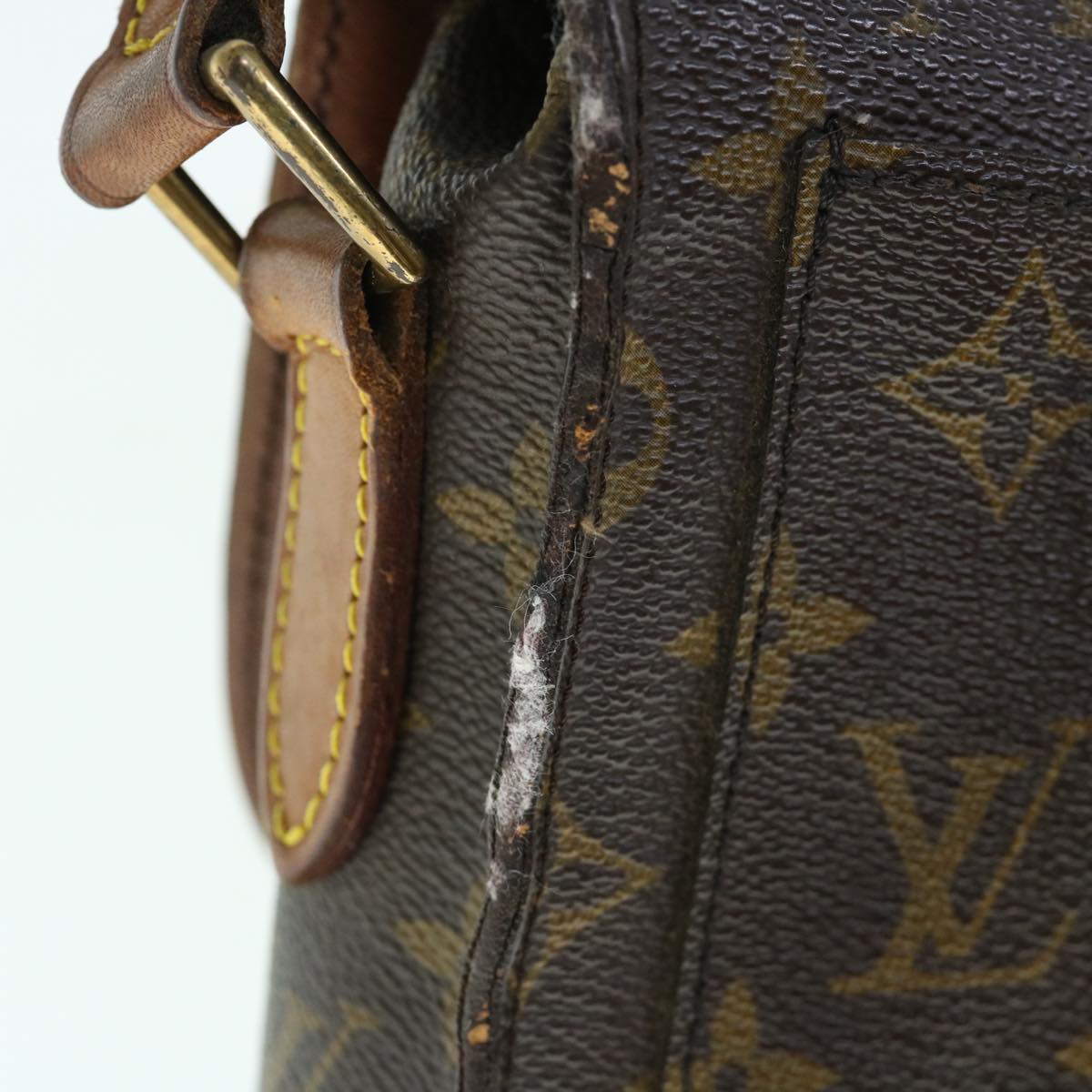 LOUIS VUITTON Monogram Saint Cloud GM Shoulder Bag M51242 LV Auth tb974