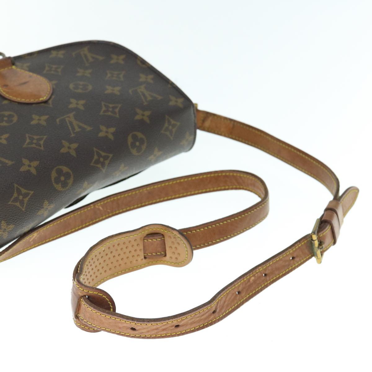 LOUIS VUITTON Monogram Saint Cloud GM Shoulder Bag M51242 LV Auth tb974