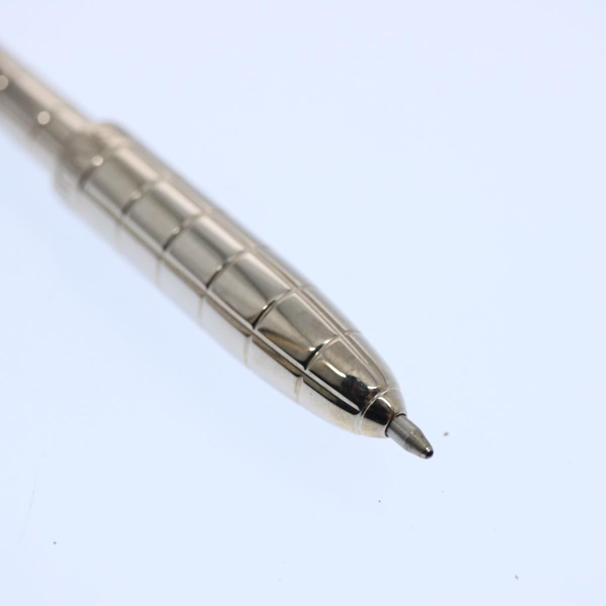 LOUIS VUITTON Ballpoint Pen Silver LV Auth tb979 - 0