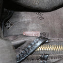 LOUIS VUITTON V line Shoulder Bag fur Black LV Auth th1021-21