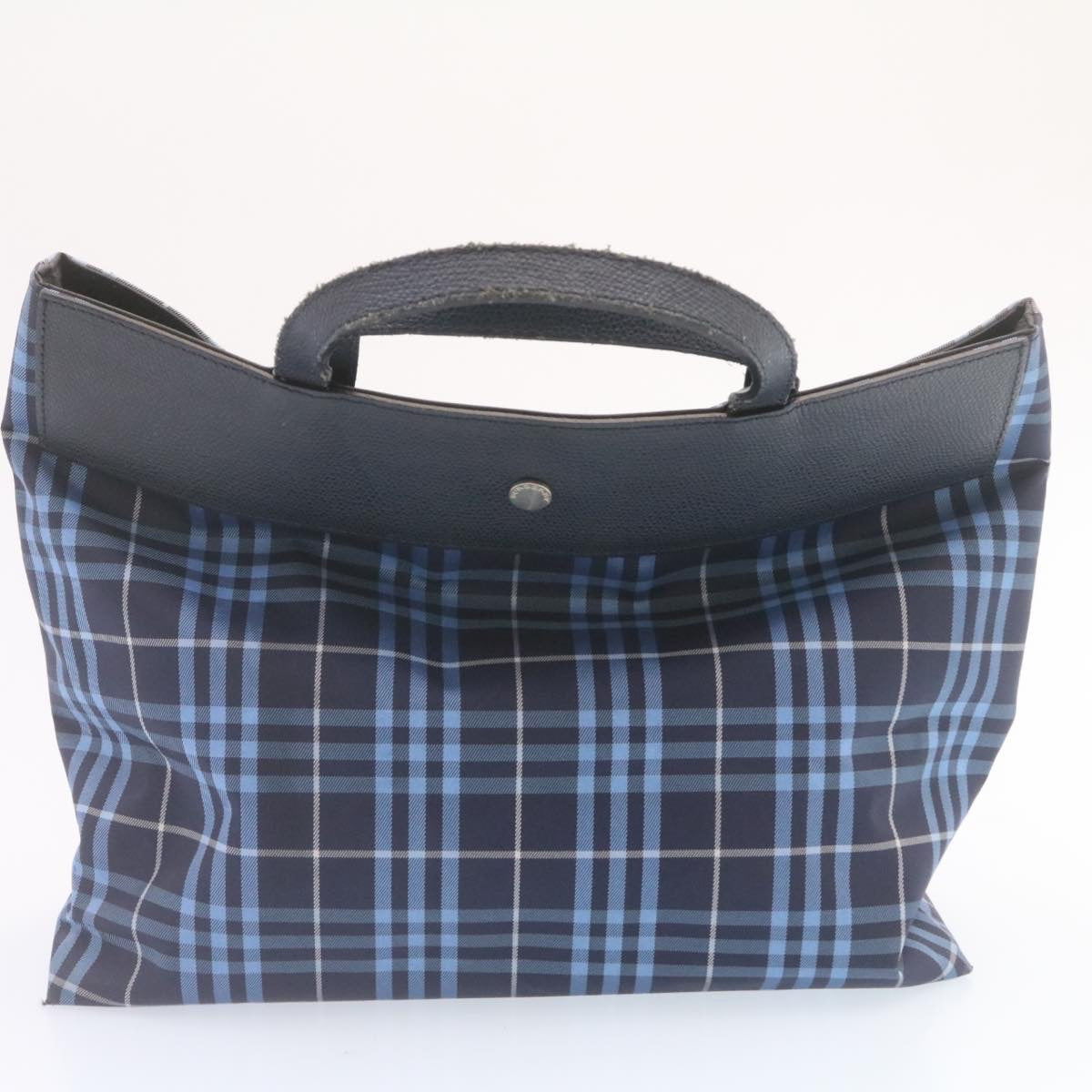 BURBERRY Shoulder Bag Tote Bag Nylon 3Set Black Blue beige Auth th1790