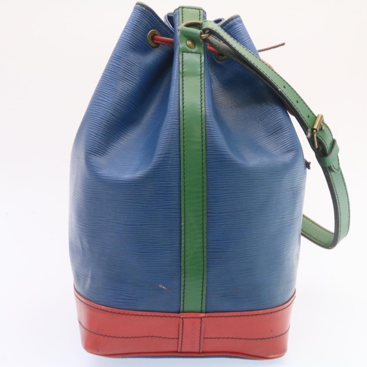 LOUIS VUITTON Epi Noe Tricolor Shoulder Bag Red Blue Green M44082 LV Auth th1977