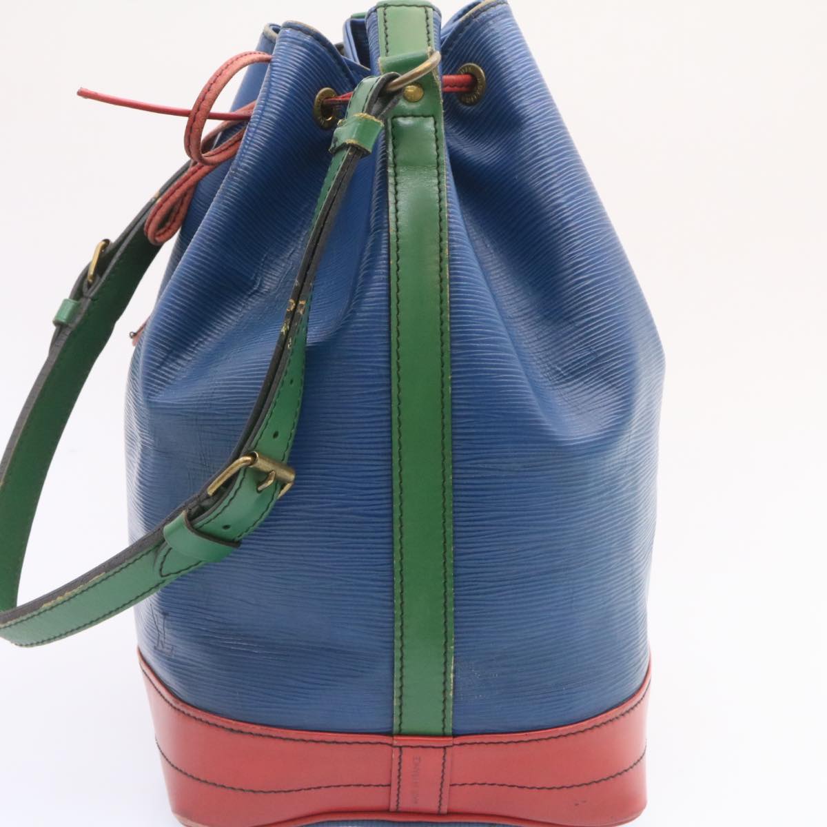 LOUIS VUITTON Epi Noe Tricolor Shoulder Bag Red Blue Green M44082 LV Auth th1977