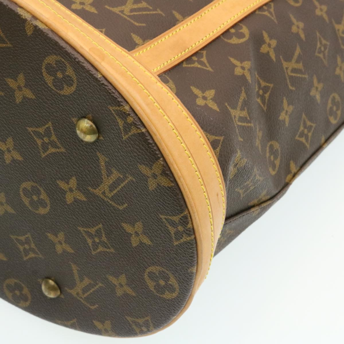 LOUIS VUITTON Monogram Bucket GM Shoulder Bag M42236 LV Auth th1989