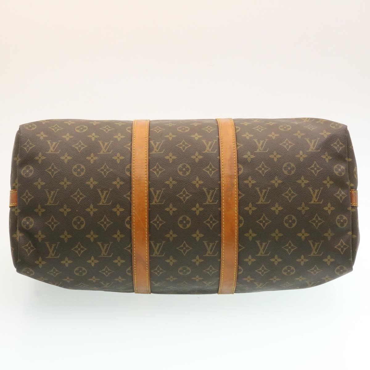 LOUIS VUITTON Monogram Keepall Bandouliere 50 Boston Bag M41416 LV Auth th2022