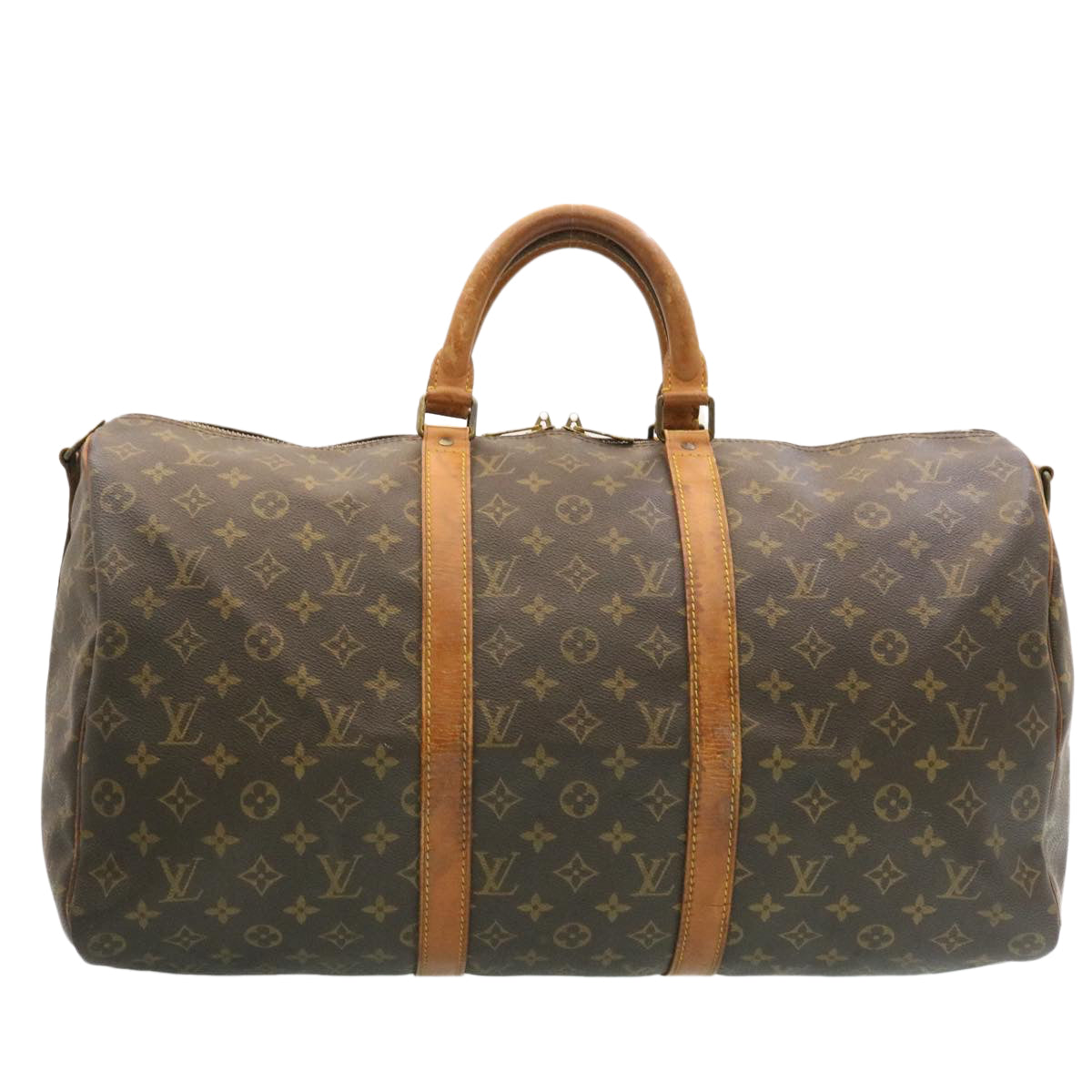 LOUIS VUITTON Monogram Keepall Bandouliere 50 Boston Bag M41416 LV Auth th2022