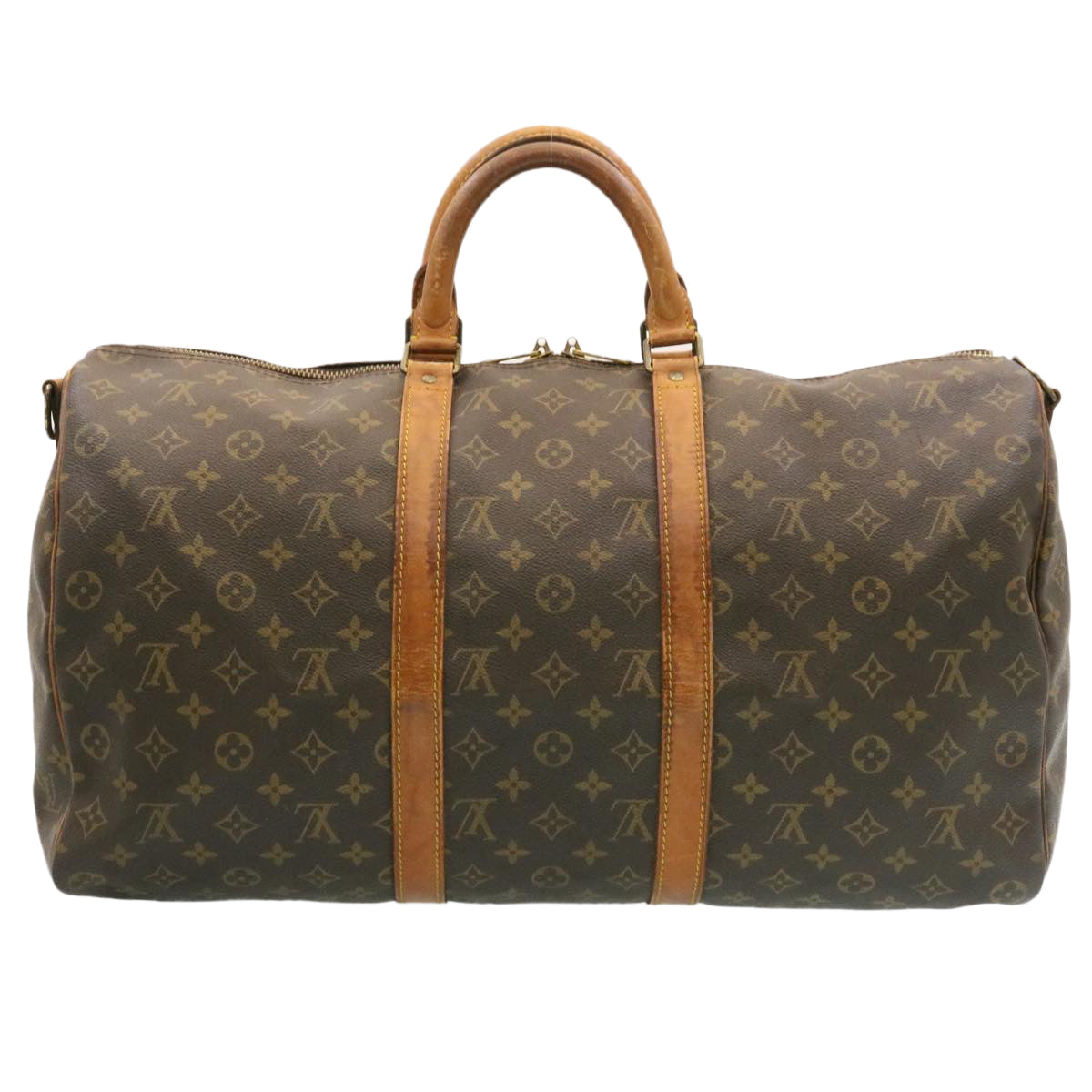 LOUIS VUITTON Monogram Keepall Bandouliere 50 Boston Bag M41416 LV Auth th2022