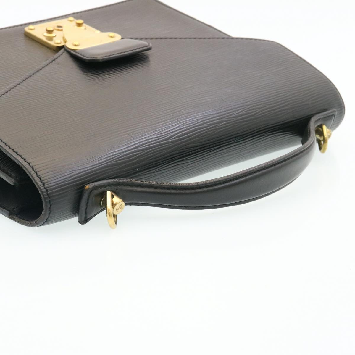 LOUIS VUITTON Epi Monceau Hand Bag Black M52122 LV Auth th2099