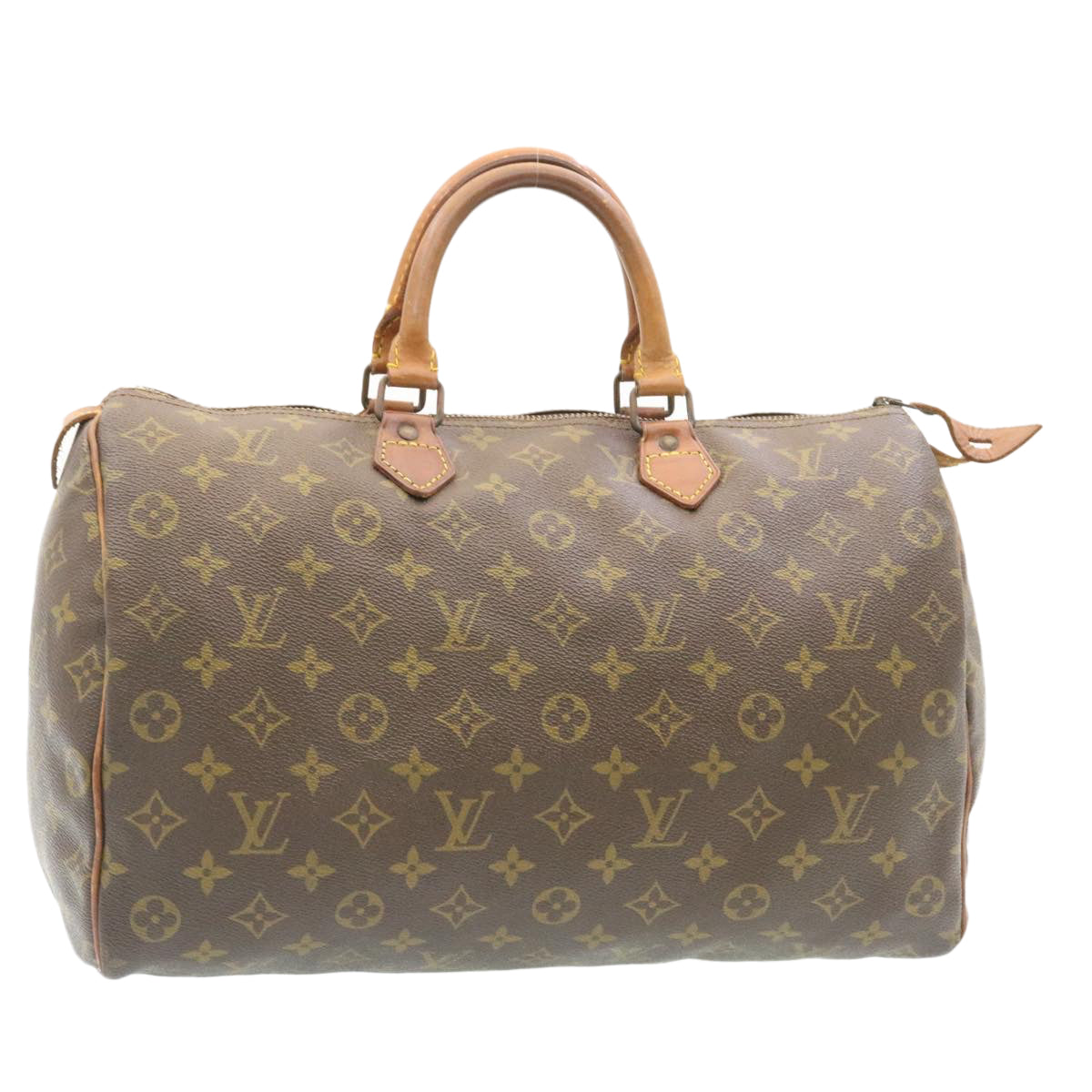 LOUIS VUITTON Monogram Speedy 35 Hand Bag M41524 LV Auth th2102