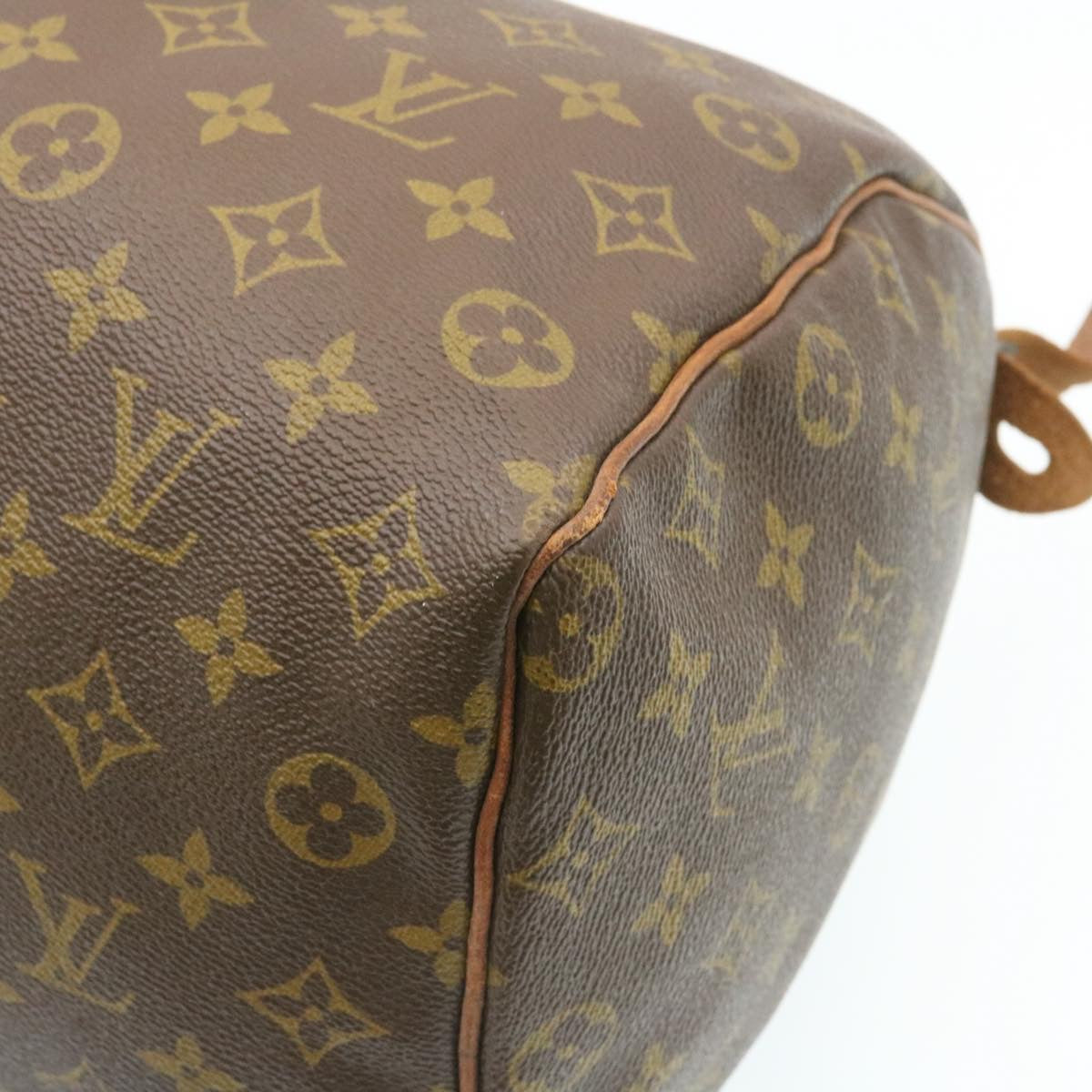 LOUIS VUITTON Monogram Speedy 35 Hand Bag M41524 LV Auth th2102