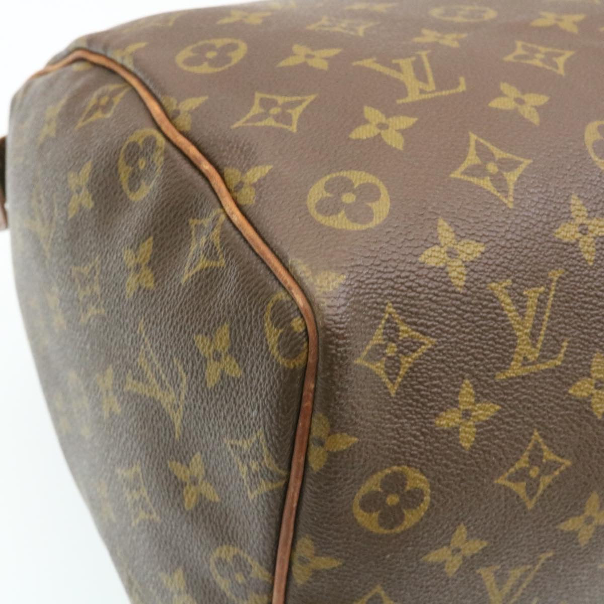 LOUIS VUITTON Monogram Speedy 35 Hand Bag M41524 LV Auth th2102