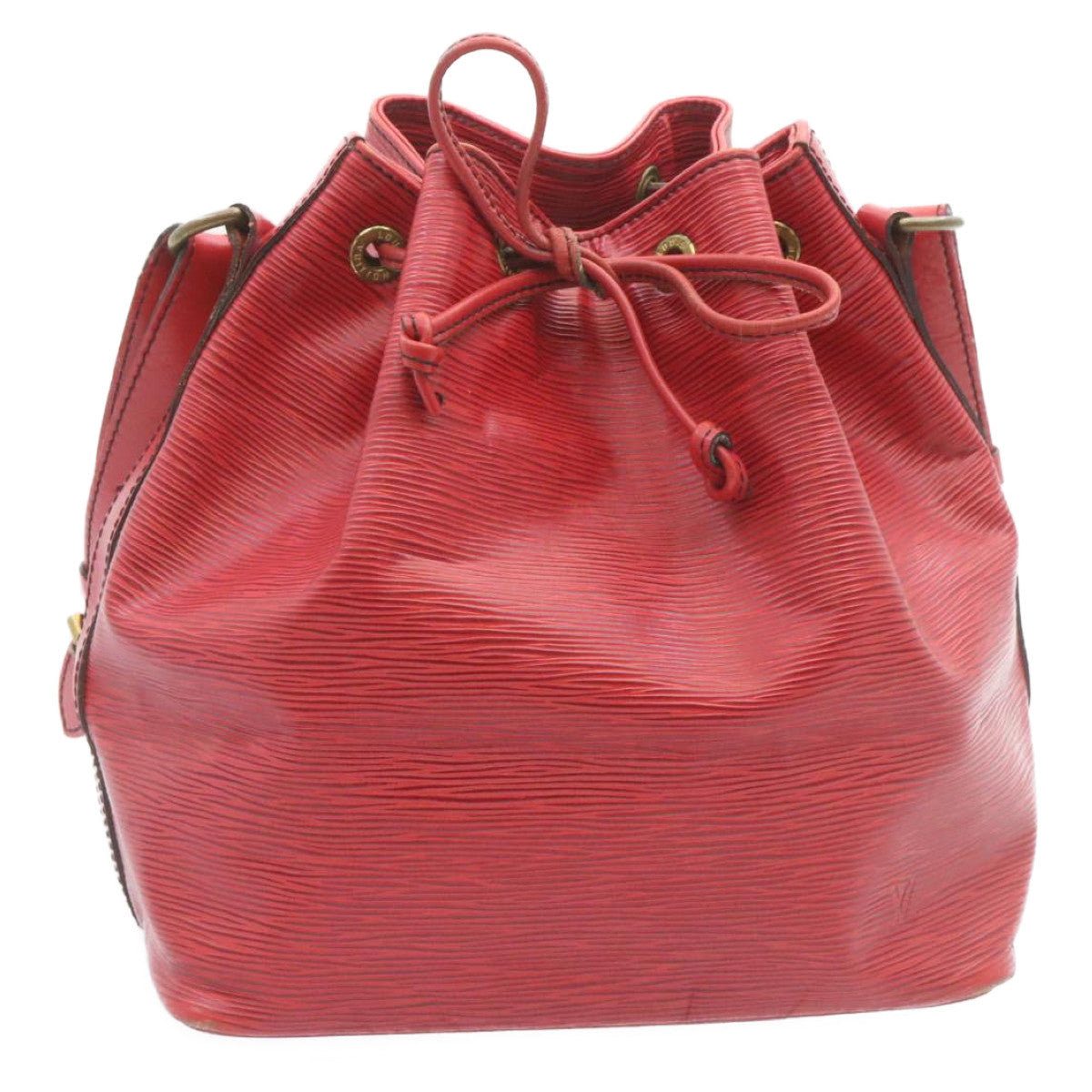 LOUIS VUITTON Epi Petit Noe Shoulder Bag Red M44107 LV Auth th2146